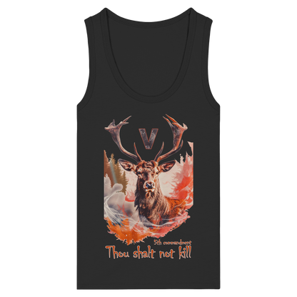Damen veganes Tanktop: 'Thou Shalt Not Kill' | vegwear