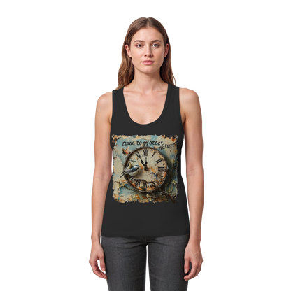 vegwear "time to protect natureä" - Damen Bio Tank Top