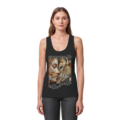 "actio reactio" - eng geschnittenes Damen Tank Top, vegwear