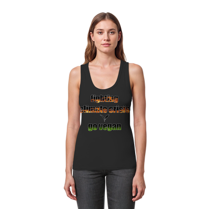 vegwear "fighting climate crisis" - Damen Bio Tank Top