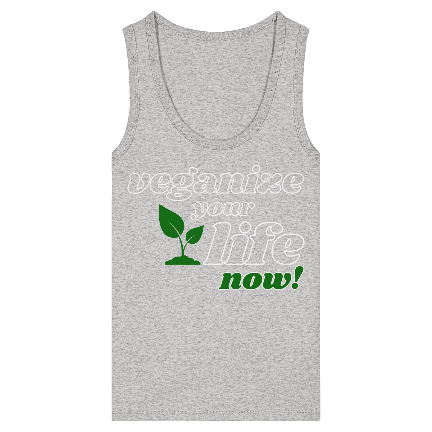 vegwear "veganize your life"  - eng geschnittenes Damen Tank Top, bio, vegan, nachhaltig