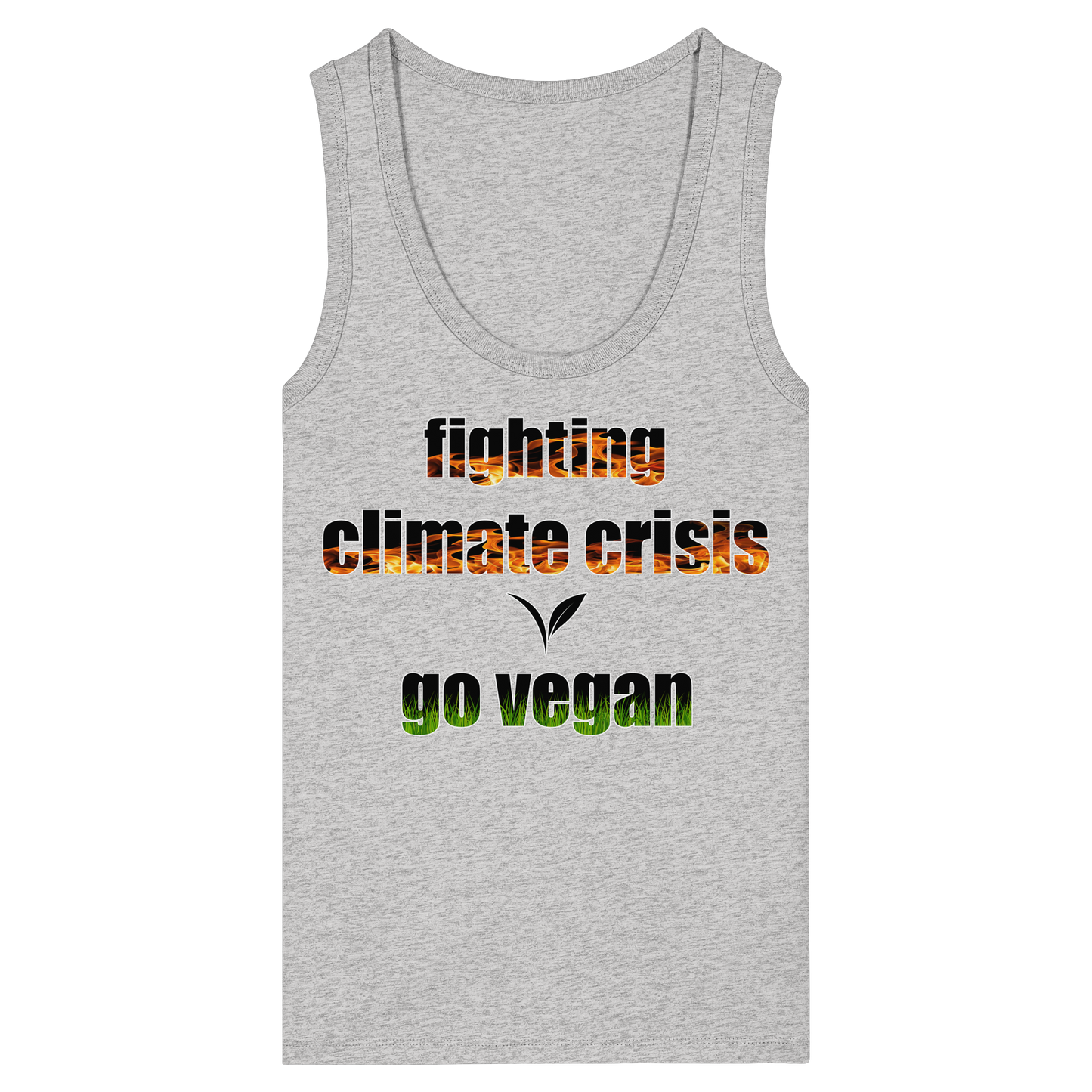 vegwear "fighting climate crisis" - Damen Bio Tank Top