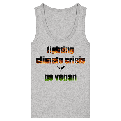 vegwear "fighting climate crisis" - Damen Bio Tank Top