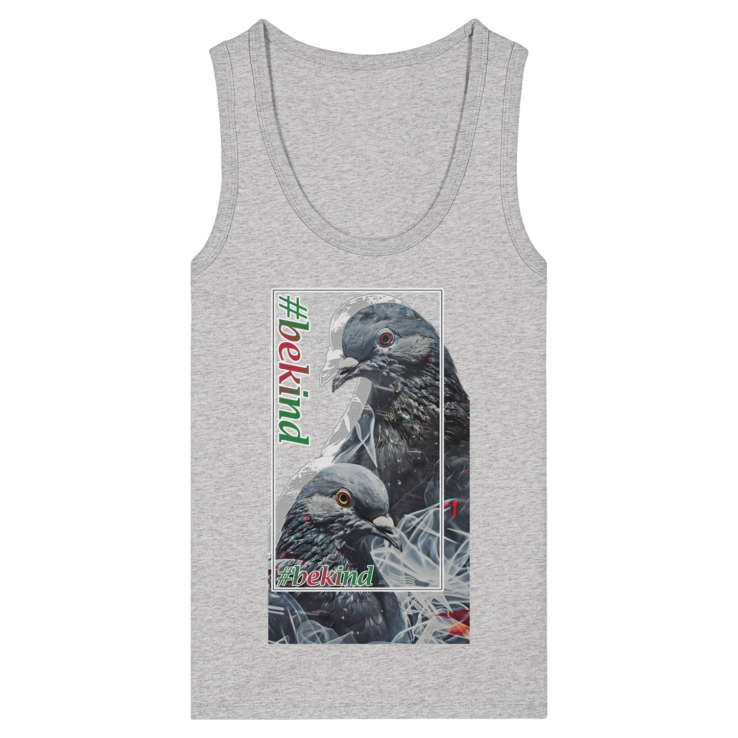 Damen Bio Tank Top: 'Be Kind' Statement Tank Top | vegwear