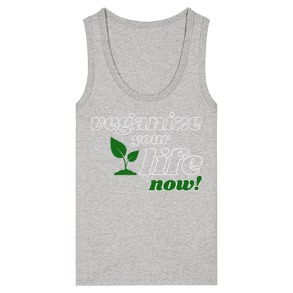 Damen Bio Tank Top: "Veganize Your Life" Tank Top | vegwear