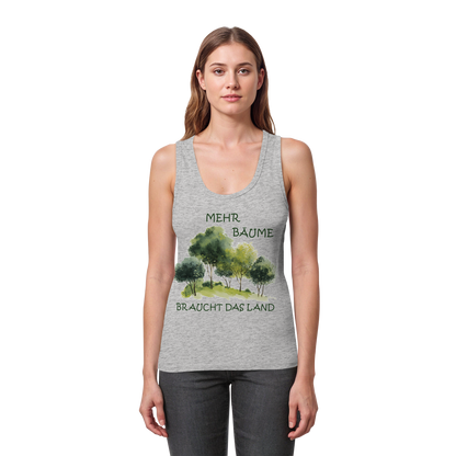 vegwear "mehr Bäume braucht das Land" - Damen Bio Tank Top, vegan, fair, nachhaltig