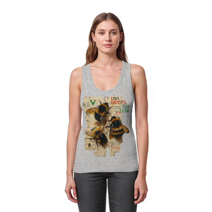 vegwear "no bees no life" - Damen Bio Tank Top