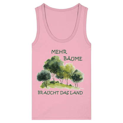 vegwear "mehr Bäume braucht das Land" - Damen Bio Tank Top, vegan, fair, nachhaltig