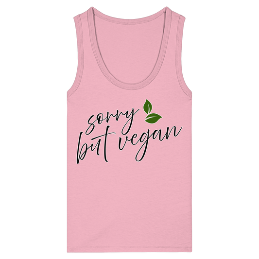 vegwear "sorry but vegan" - women's organic tank top