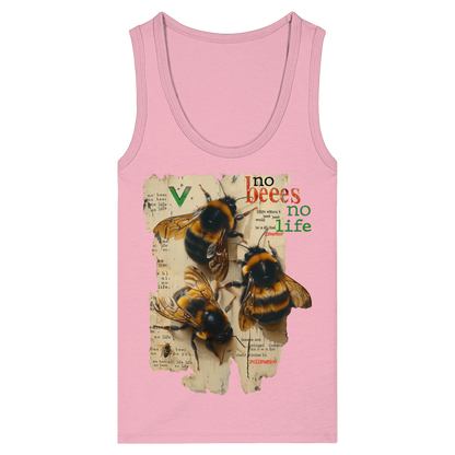 vegwear "no bees no life" - Damen Bio Tank Top