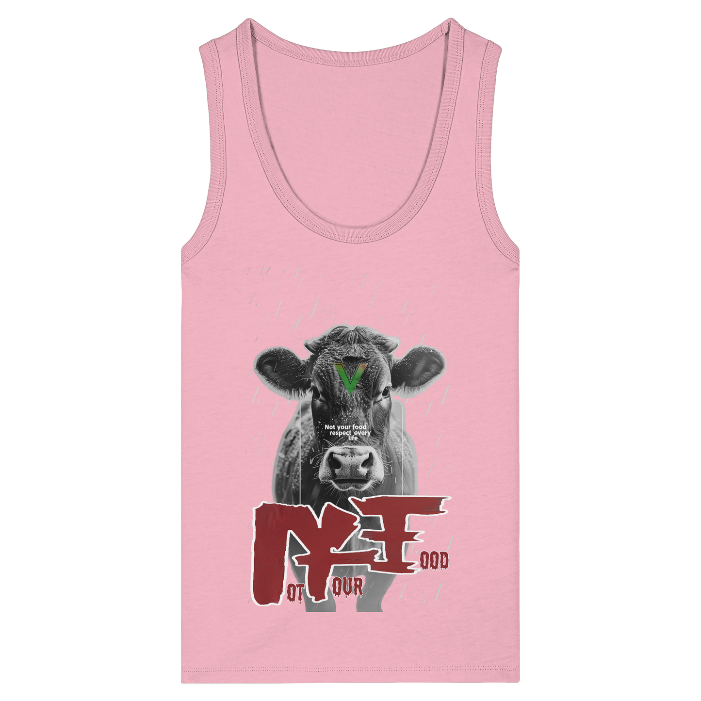 Bio-Baumwolle Tank Top Damen: "not your food"Tank Top | vegwear