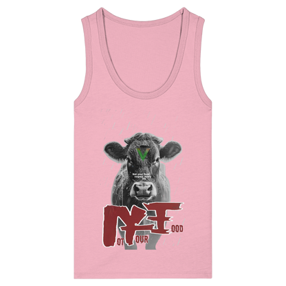 Bio-Baumwolle Tank Top Damen: "not your food"Tank Top | vegwear