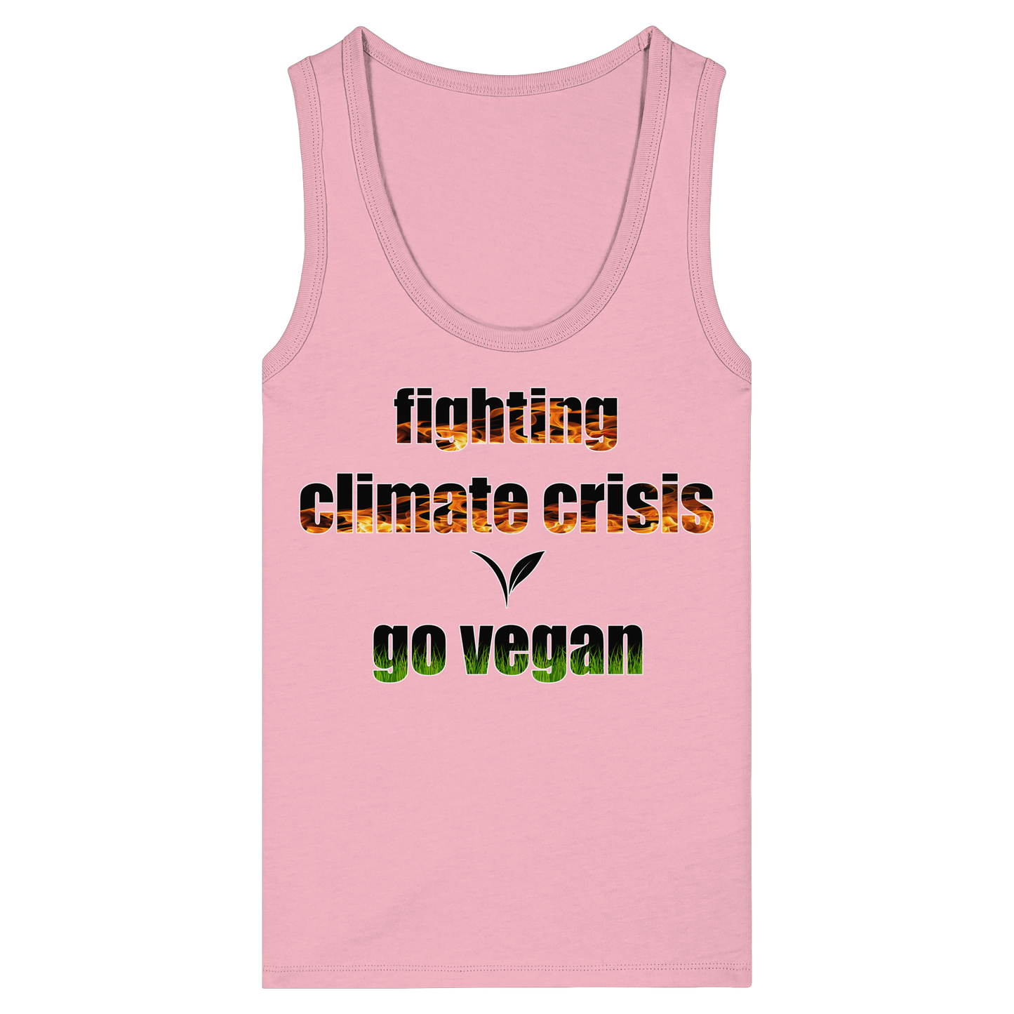 vegwear "fighting climate crisis" - Damen Bio Tank Top
