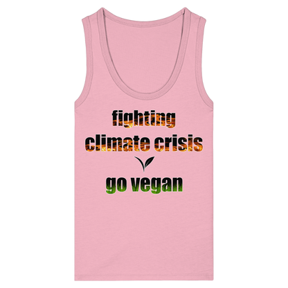 vegwear "fighting climate crisis" - Damen Bio Tank Top