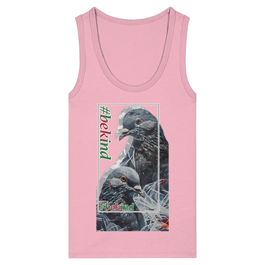 Damen Bio Tank Top: 'Be Kind' Statement Tank Top | vegwear