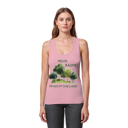 vegwear "mehr Bäume braucht das Land" - Damen Bio Tank Top, vegan, fair, nachhaltig