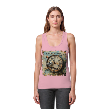 vegwear "time to protect natureä" - Damen Bio Tank Top