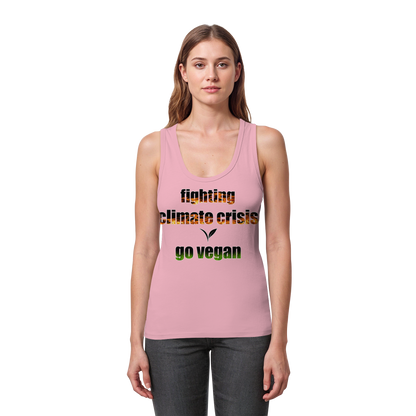 vegwear "fighting climate crisis" - Damen Bio Tank Top
