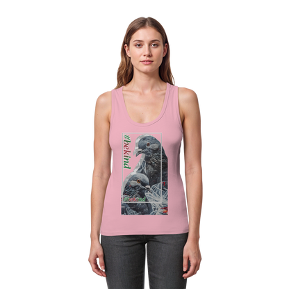 Damen Bio Tank Top: 'Be Kind' Statement Tank Top | vegwear