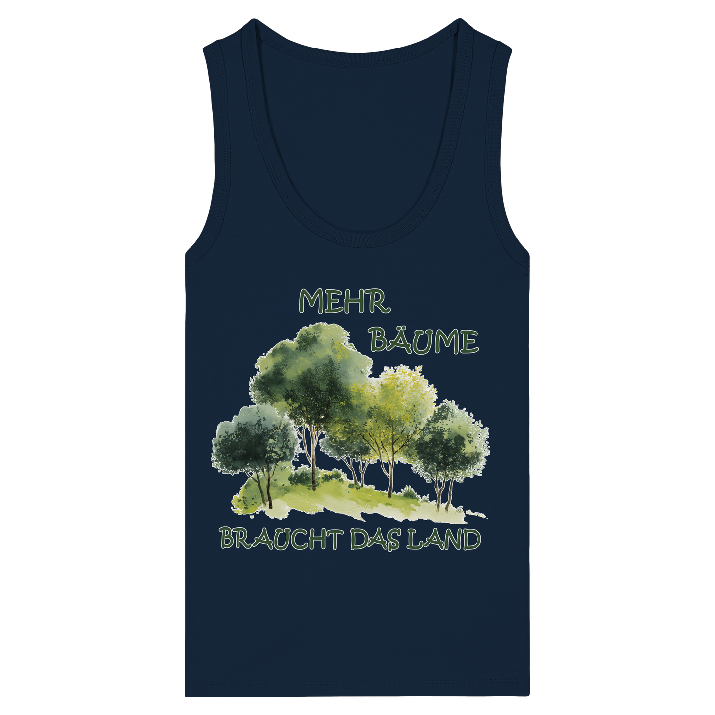 vegwear "mehr Bäume braucht das Land" - Damen Bio Tank Top, vegan, fair, nachhaltig