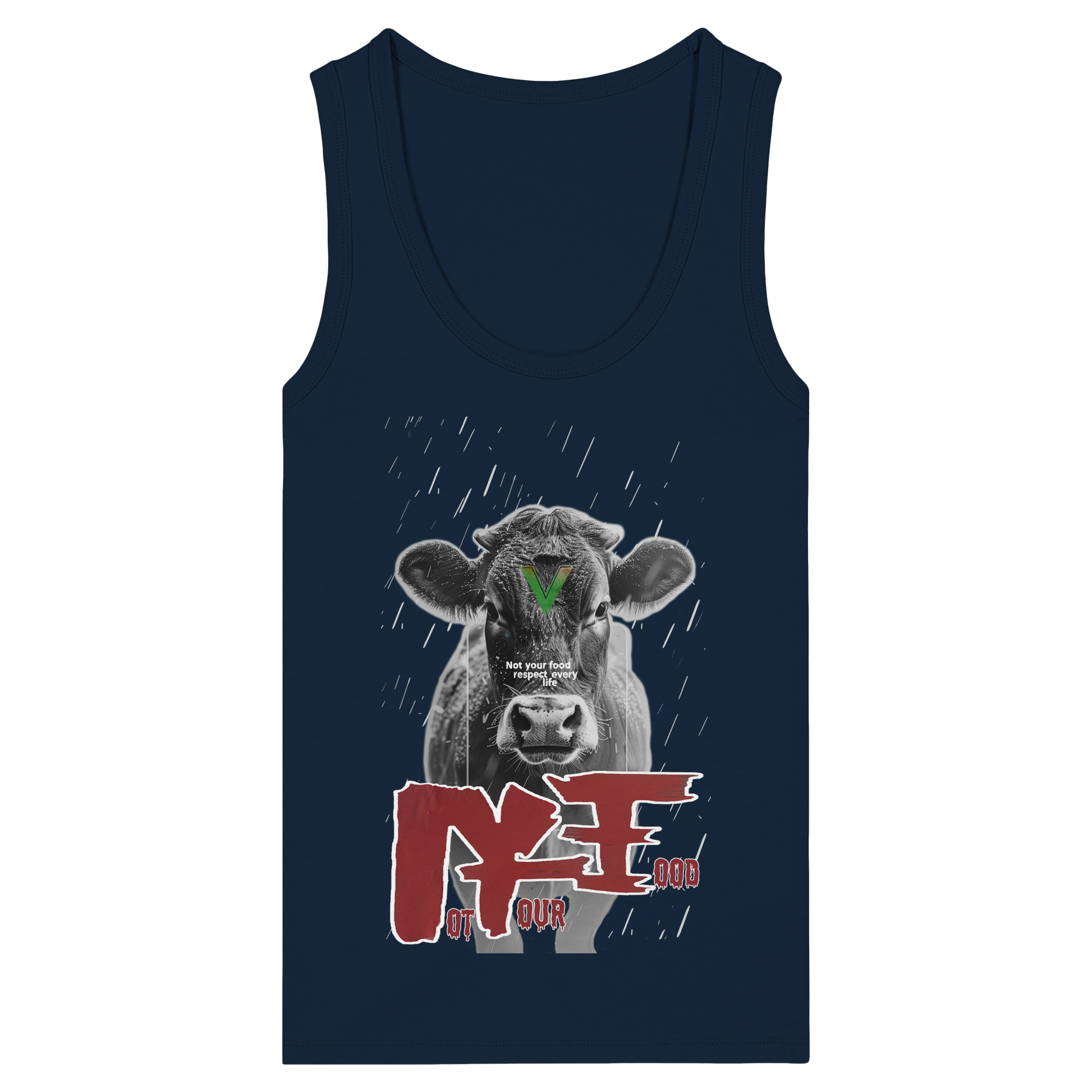 Bio-Baumwolle Tank Top Damen: "not your food"Tank Top | vegwear