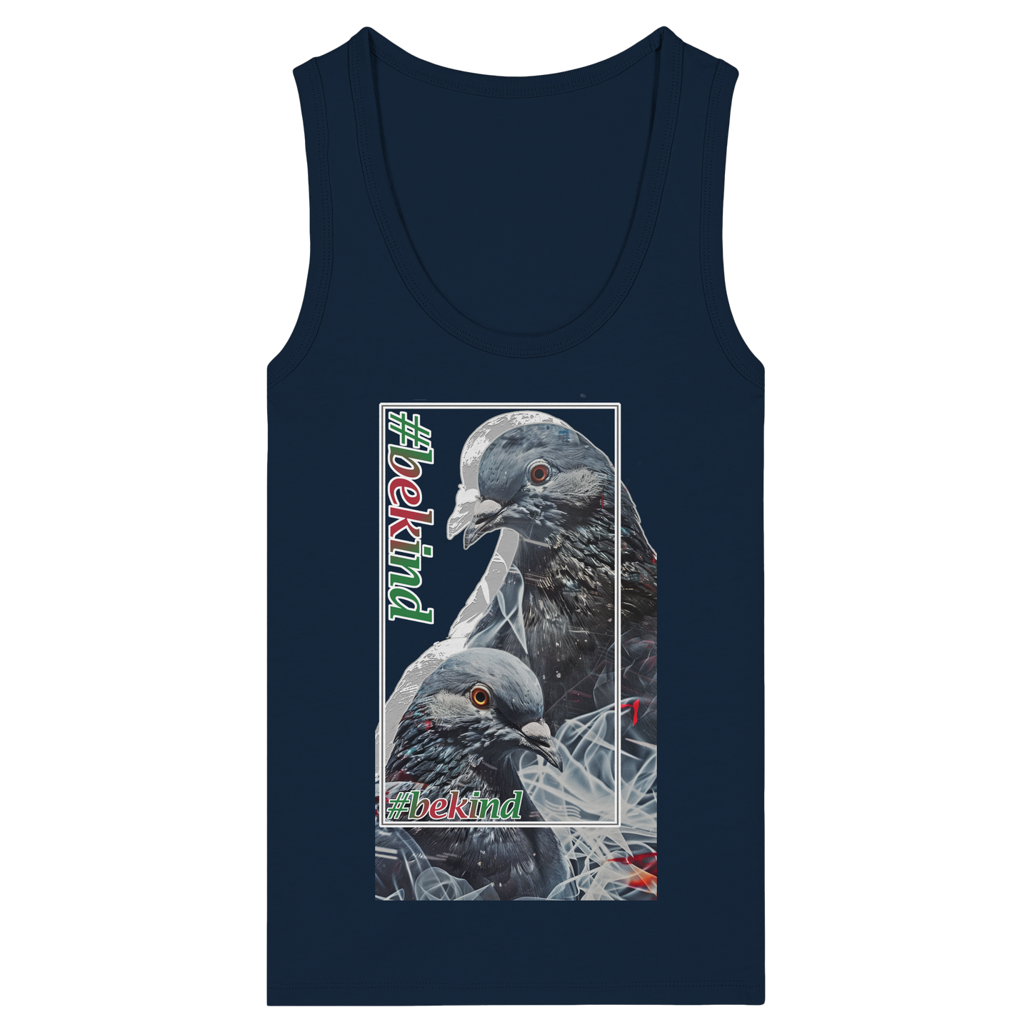 Damen Bio Tank Top: 'Be Kind' Statement Tank Top | vegwear