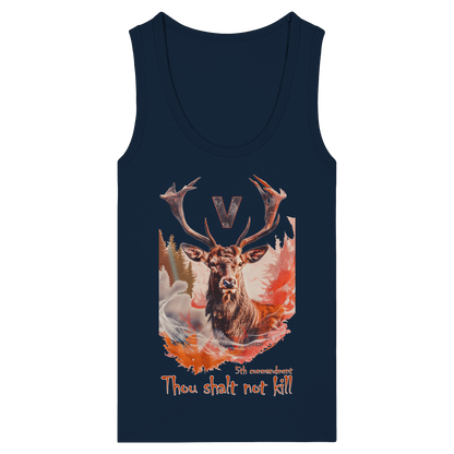 Damen veganes Tanktop: 'Thou Shalt Not Kill' | vegwear