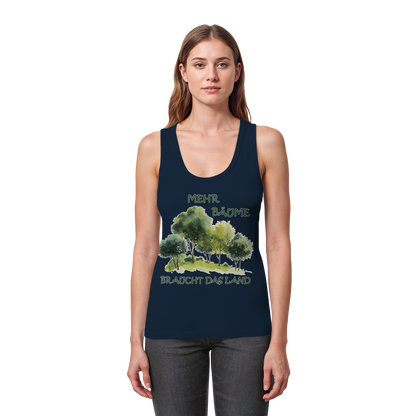 vegwear "mehr Bäume braucht das Land" - Damen Bio Tank Top, vegan, fair, nachhaltig