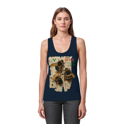 vegwear "no bees no life" - Damen Bio Tank Top