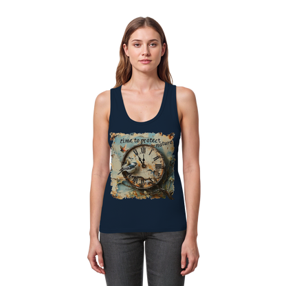vegwear "time to protect natureä" - Damen Bio Tank Top