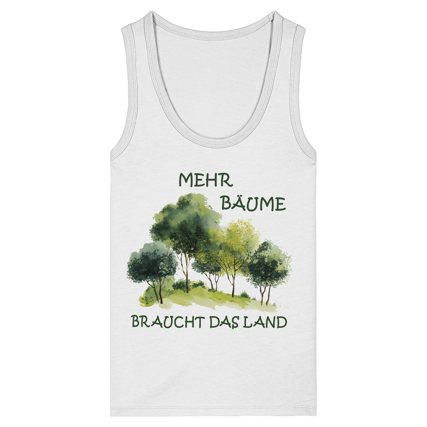 vegwear "mehr Bäume braucht das Land" - Damen Bio Tank Top, vegan, fair, nachhaltig