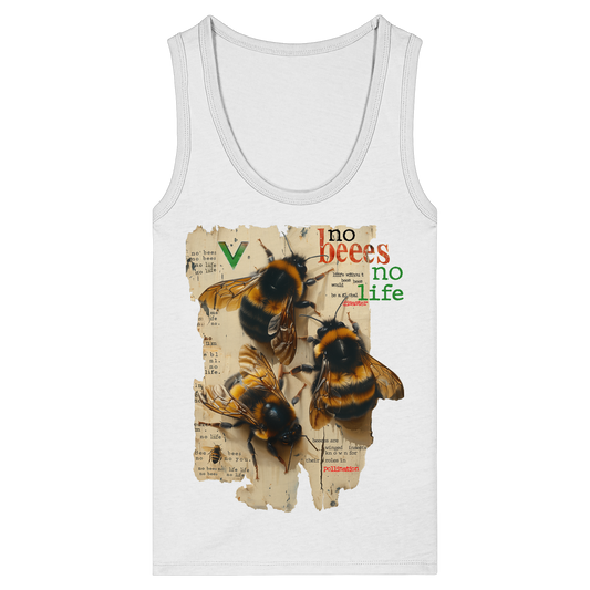 vegwear "no bees no life" - Damen Bio Tank Top