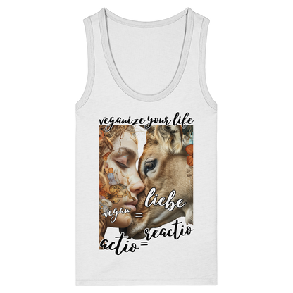 "actio reactio" - eng geschnittenes Damen Tank Top, vegwear