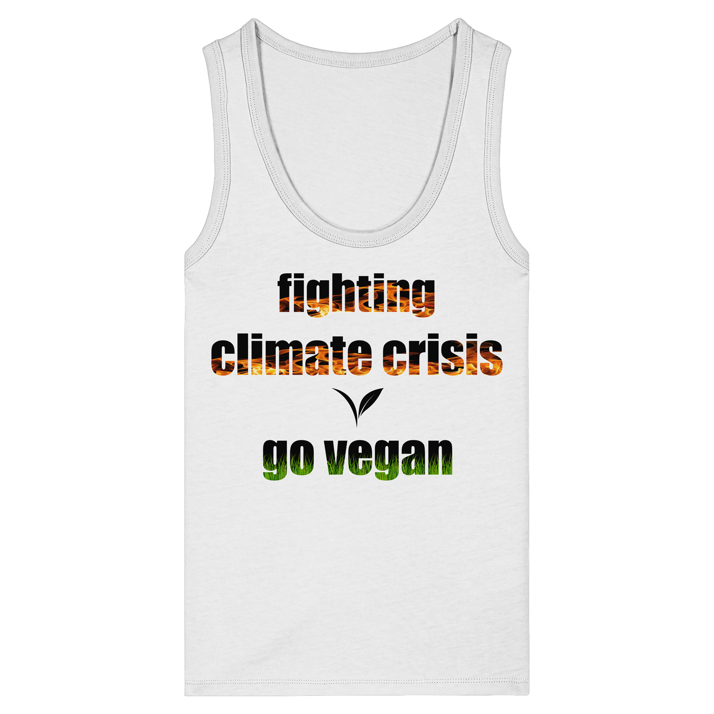 vegwear "fighting climate crisis" - Damen Bio Tank Top