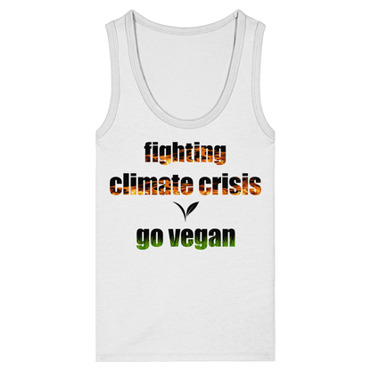 vegwear "fighting climate crisis" - Damen Bio Tank Top