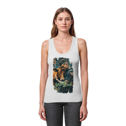 vegwear "friends not food" - Damen Bio Tank Top
