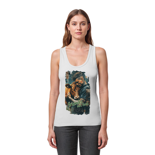 vegwear "friends not food" - Damen Bio Tank Top