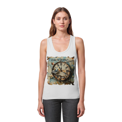 vegwear "time to protect natureä" - Damen Bio Tank Top