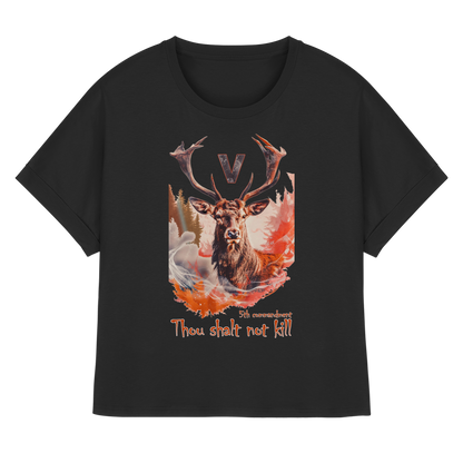 Bio-Baumwolle T-Shirt: "thou shalt not kill" T-Shirt | vegwear