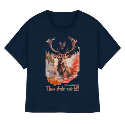 Bio-Baumwolle T-Shirt: "thou shalt not kill" T-Shirt | vegwear