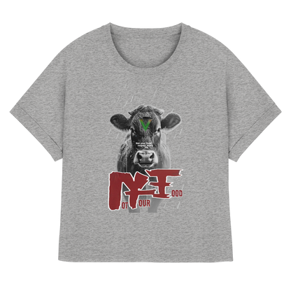 Oversized Damen Bio T-Shirt: "not your food" T-Shirt | vegwear