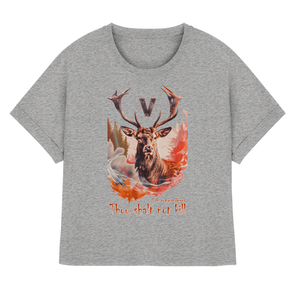 Bio-Baumwolle T-Shirt: "thou shalt not kill" T-Shirt | vegwear