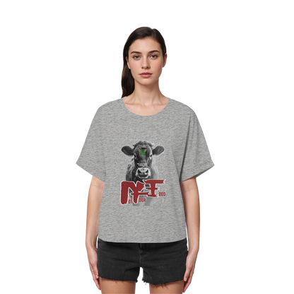 Oversized Damen Bio T-Shirt: "not your food" T-Shirt | vegwear
