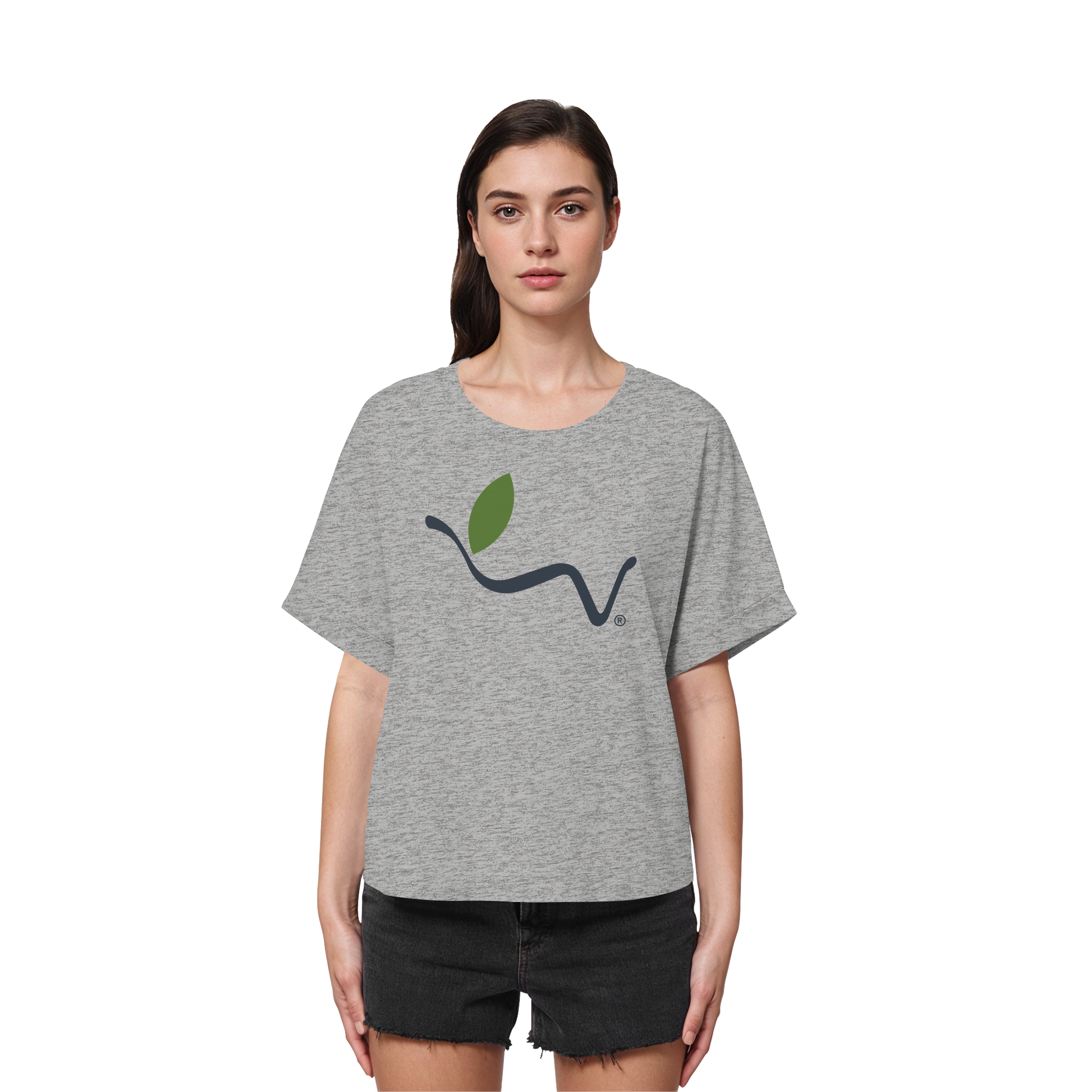 oversizeden Damen T-Shirt: Fledermausärmel T-Shirt | vegwear