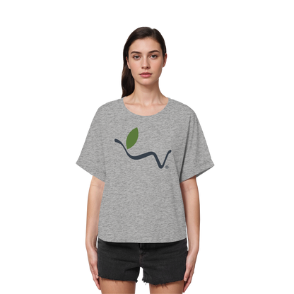 oversizeden Damen T-Shirt: Fledermausärmel T-Shirt | vegwear