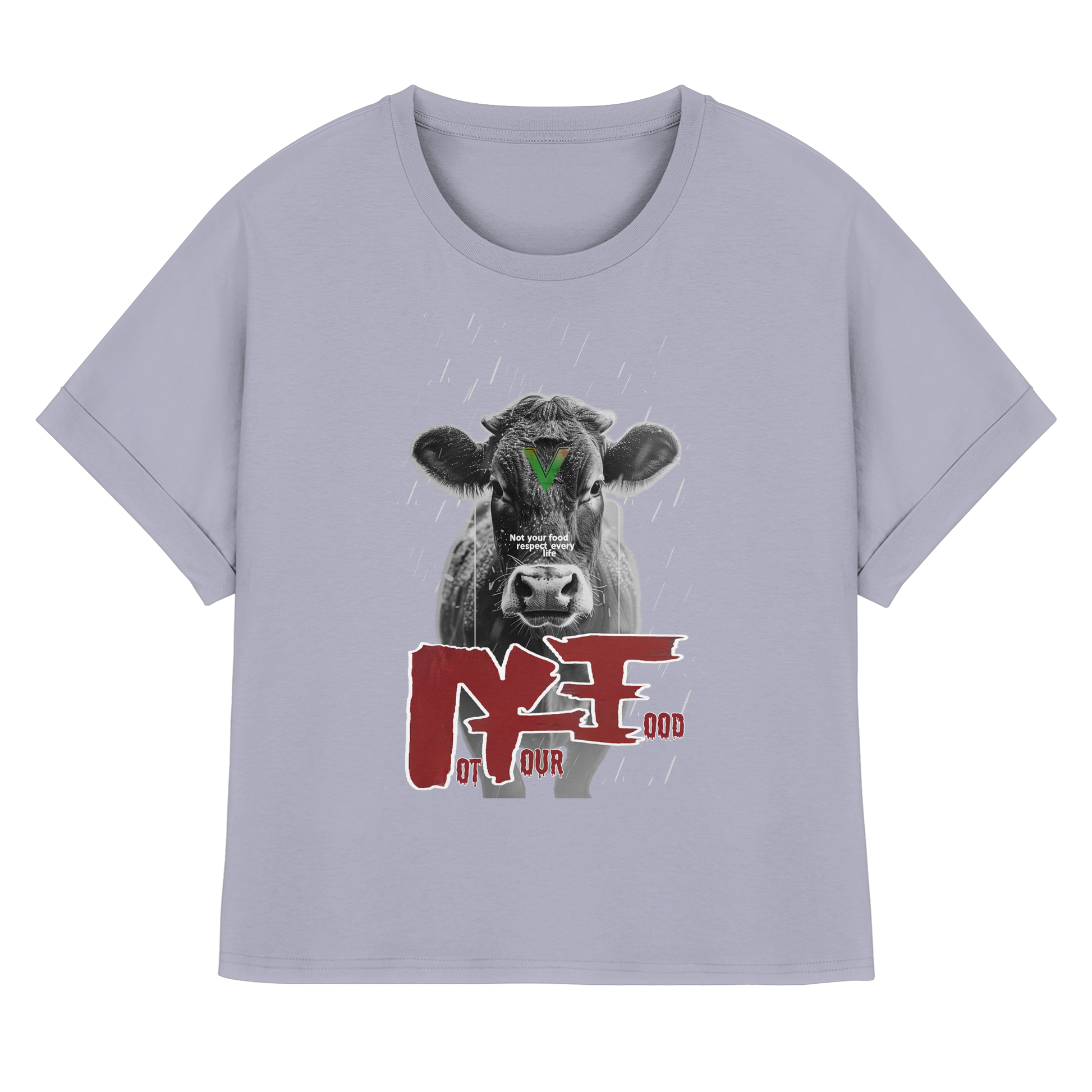 Oversized Damen Bio T-Shirt: "not your food" T-Shirt | vegwear