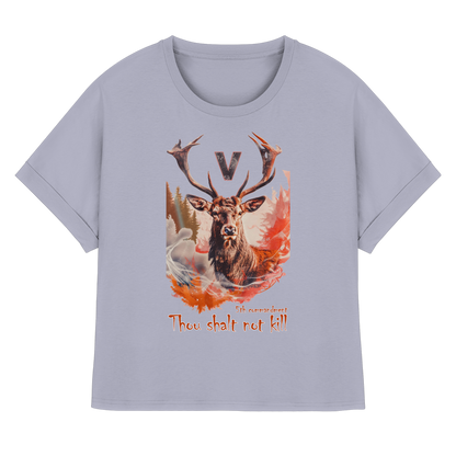 Bio-Baumwolle T-Shirt: "thou shalt not kill" T-Shirt | vegwear