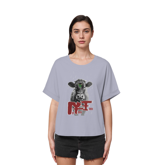 Oversized Damen Bio T-Shirt: "not your food" T-Shirt | vegwear