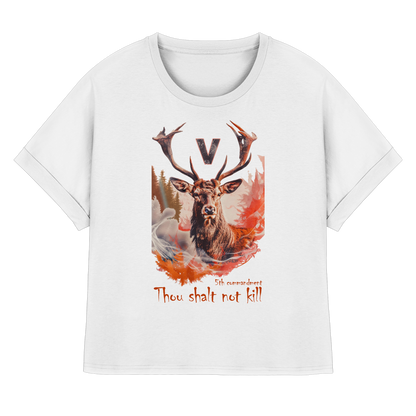 Bio-Baumwolle T-Shirt: "thou shalt not kill" T-Shirt | vegwear