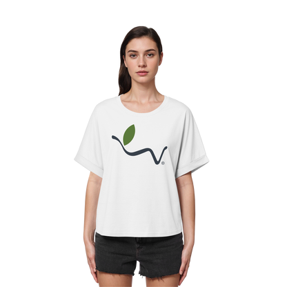 oversizeden Damen T-Shirt: Fledermausärmel T-Shirt | vegwear